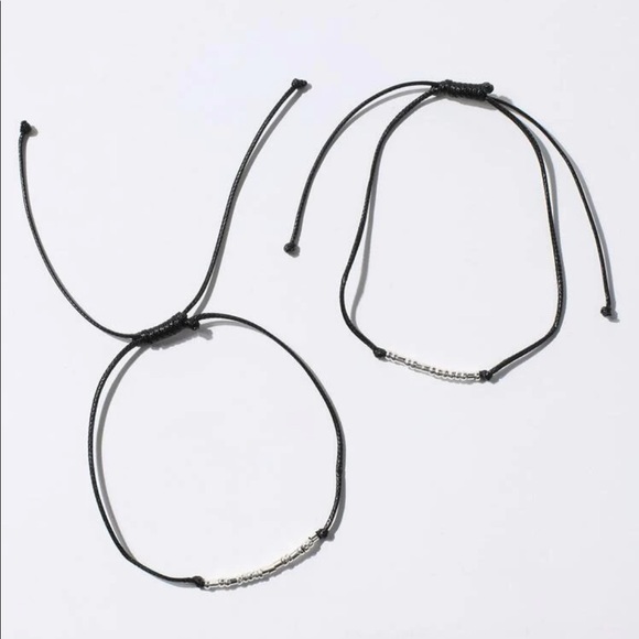 Father Daughter Morse Code bracelet set NWT 🌿 - Picture 3 of 4